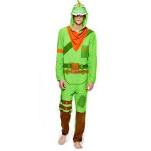 Fortnite Union Suit Dino Onesie Pajama NWT (L)